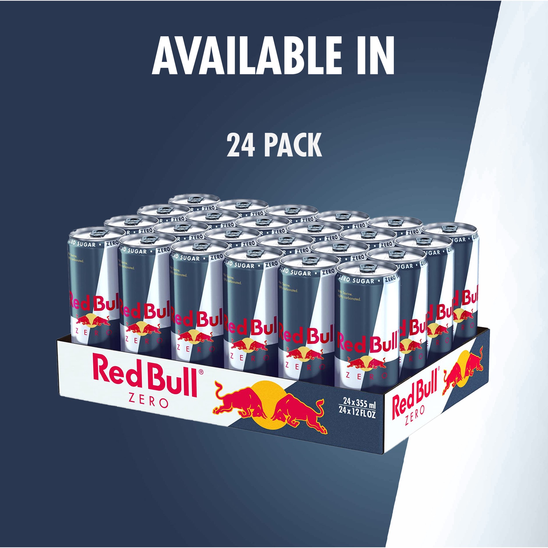 slide 5 of 9, Red Bull Zero Sugar Energy Drink 24 - 8.4 fl oz Cans, 24 ct