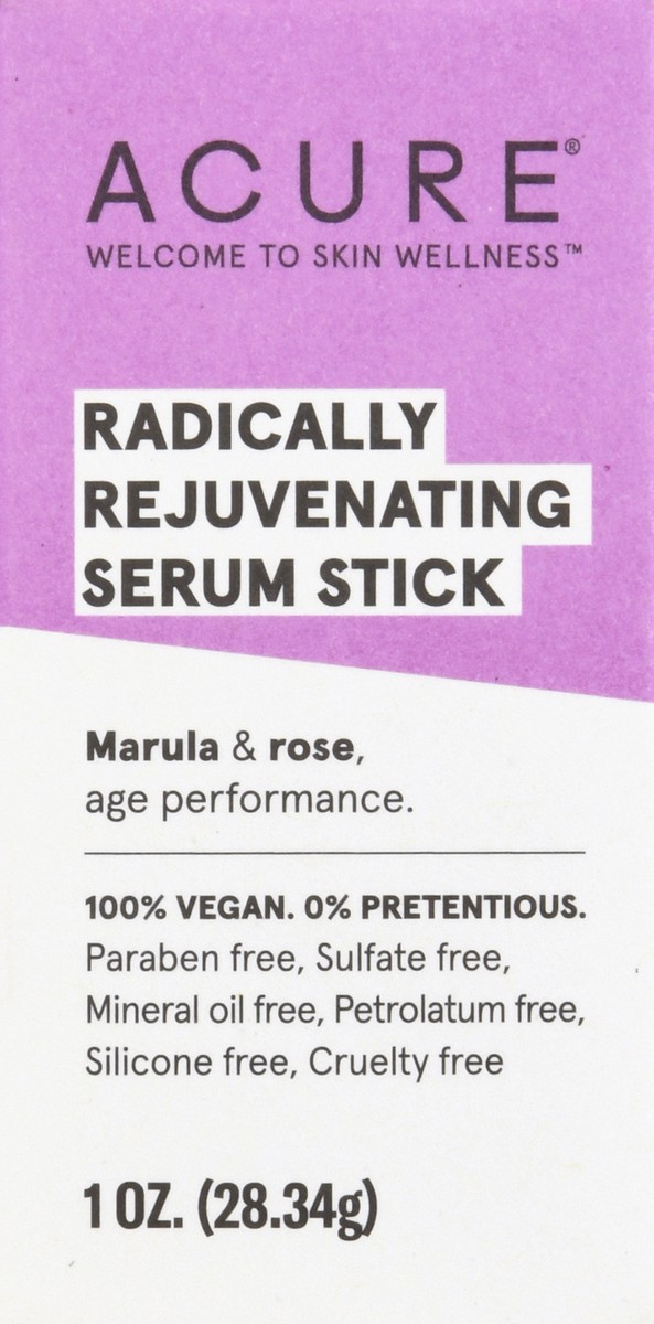 slide 2 of 12, ACURE Radically Rejuvenating Marula & Rose Serum Stick 1 oz, 1 oz