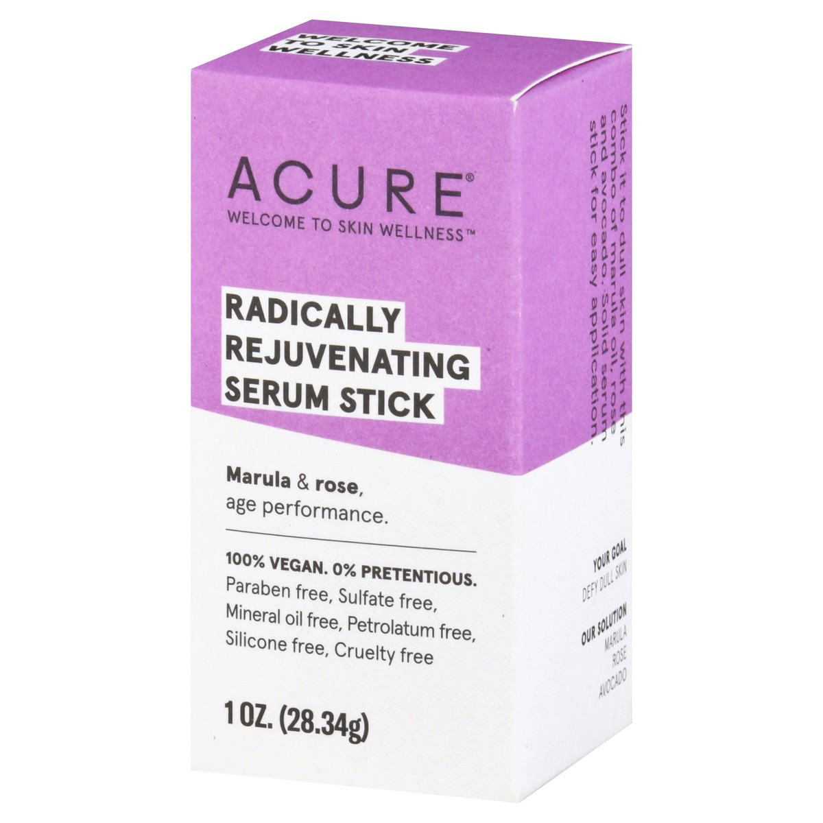 slide 4 of 12, ACURE Radically Rejuvenating Marula & Rose Serum Stick 1 oz, 1 oz