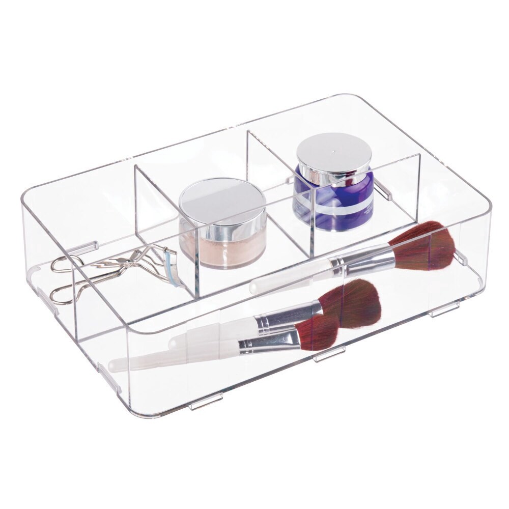 slide 5 of 5, Idesign Clarity Divided Drawer Organizer, 1 ct