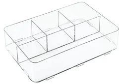 iDesign Clarity Divided Drawer Organizer