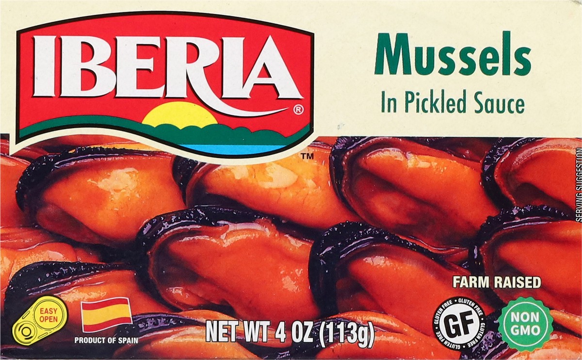 slide 12 of 13, Iberia Mussels in Pickled Sauce 4 oz, 4 oz