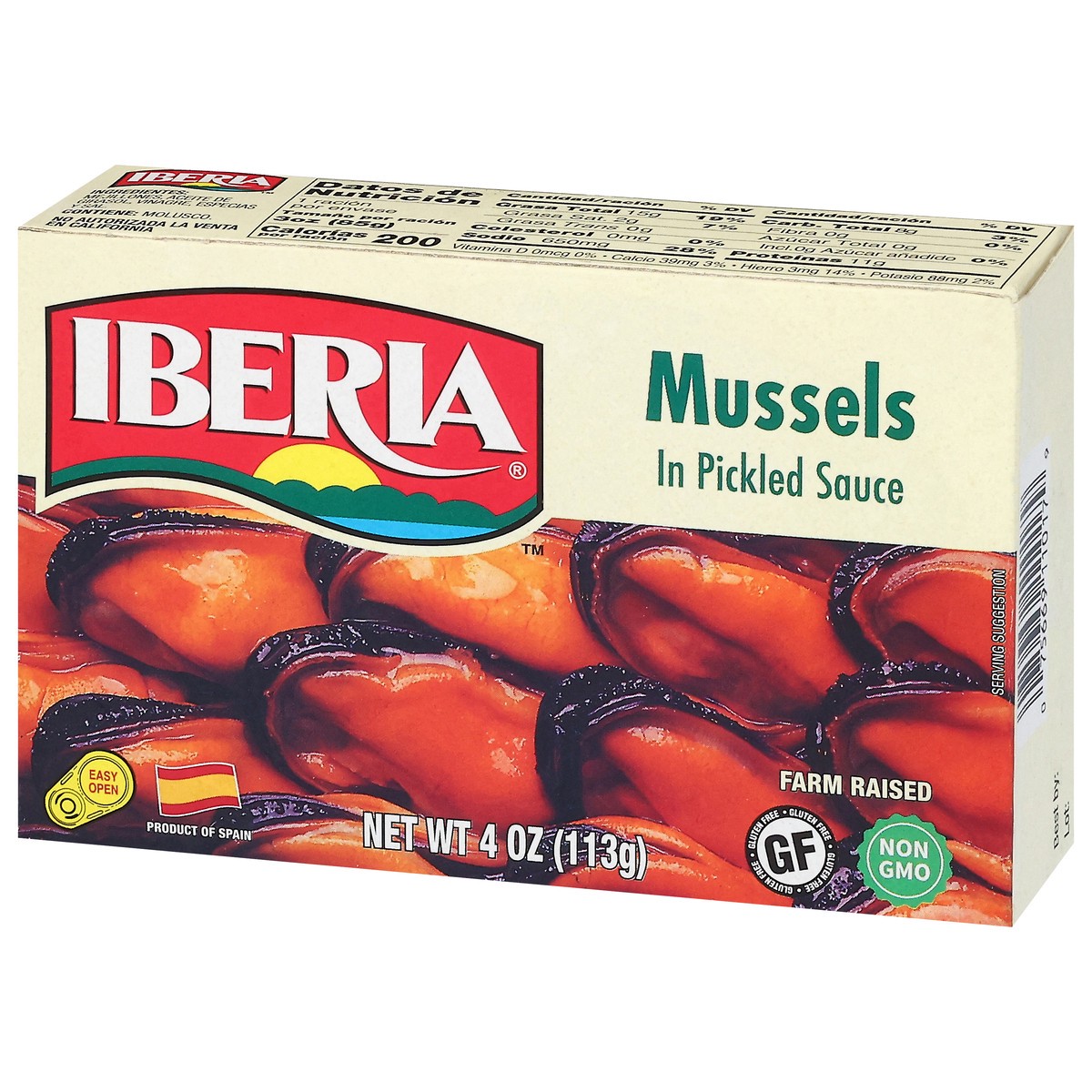 slide 8 of 13, Iberia Mussels in Pickled Sauce 4 oz, 4 oz