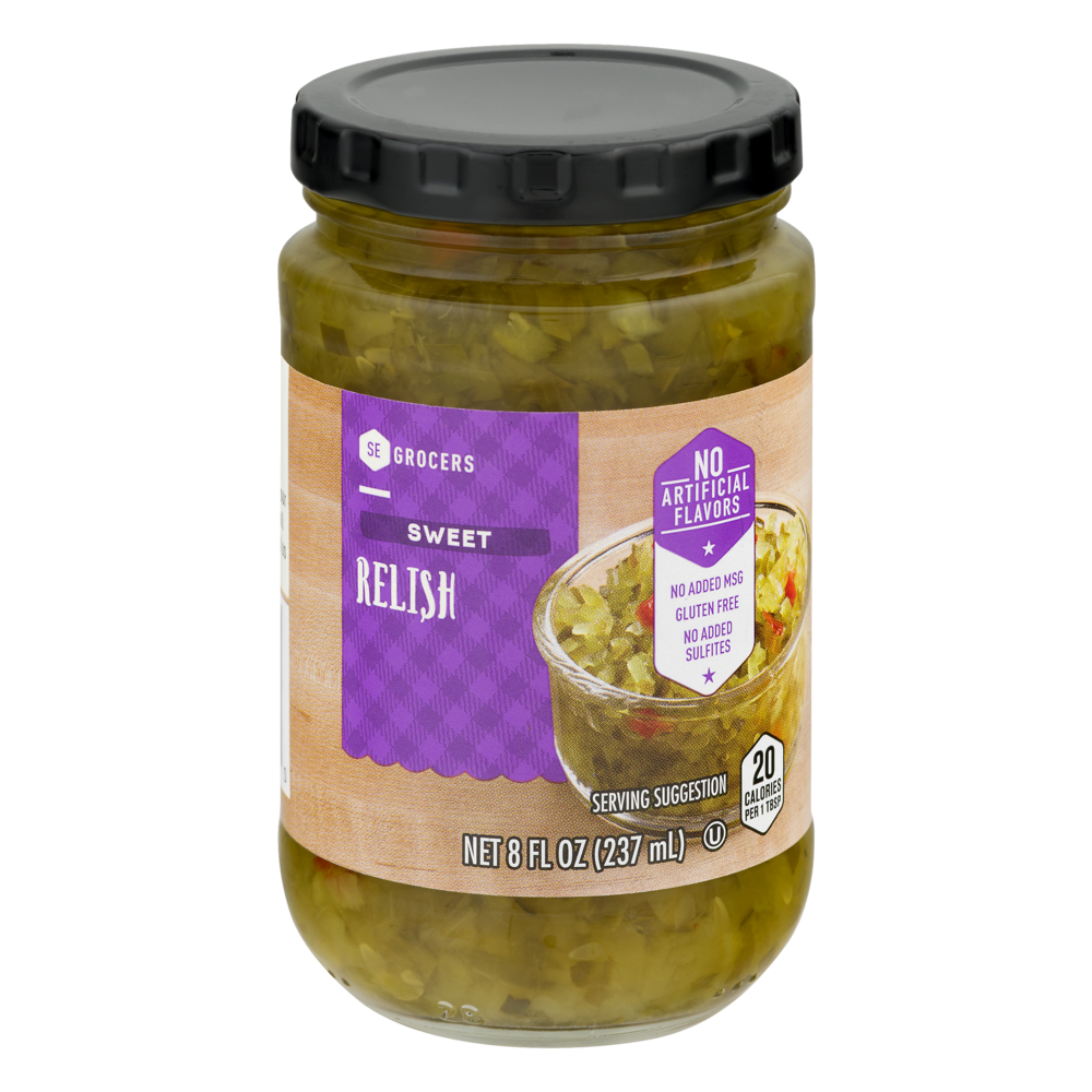 slide 1 of 1, SE Grocers Relish Sweet - 8 oz, 8 oz