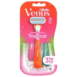 Gillette Venus Tropical Women's Disposable Razor, 3 Count