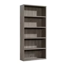 Sauder Optimum Bookcase, 73-1/2 in, 5 Shelves, Mystic Oak