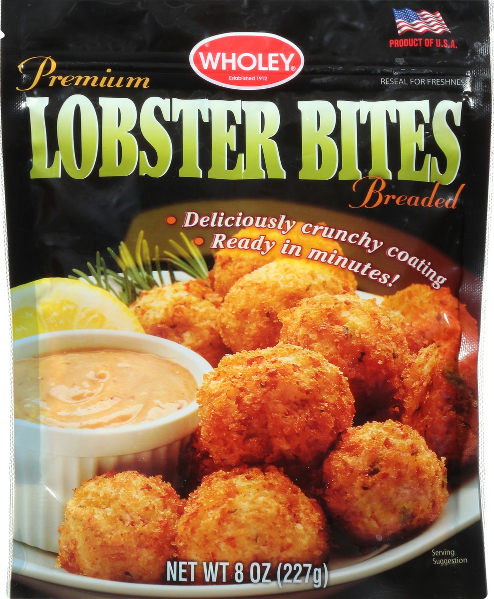 slide 1 of 12, Wholey Lobster Bites, 8 oz