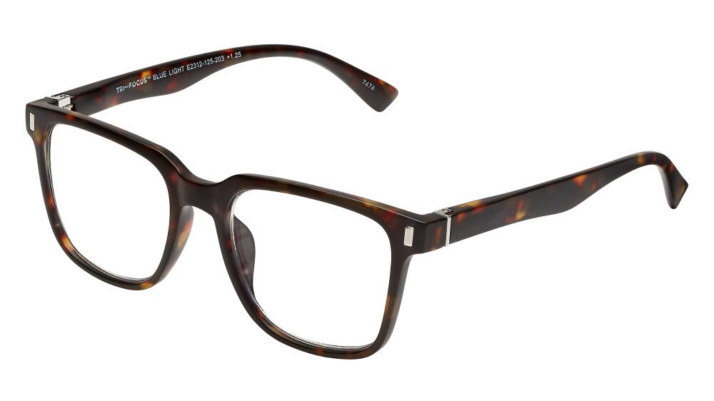 slide 3 of 3, Trifocus Blue Light Readers, Brussels, +2.50, 1 ct