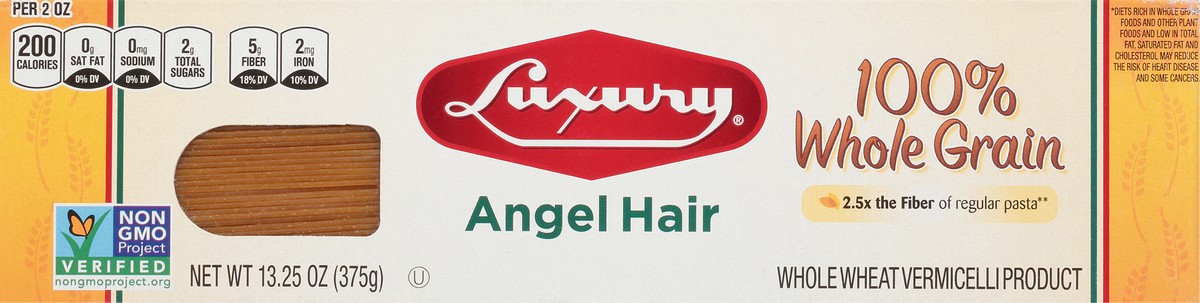 slide 1 of 14, Luxury 100% Whole Grain Angel Hair 13.25 oz, 13.25 oz