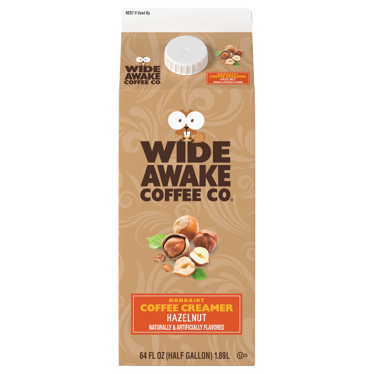 slide 8 of 15, Wide Awake Coffee Co. Non Dairy Hazelnut Coffee Creamer 64 fl oz, 64 fl oz