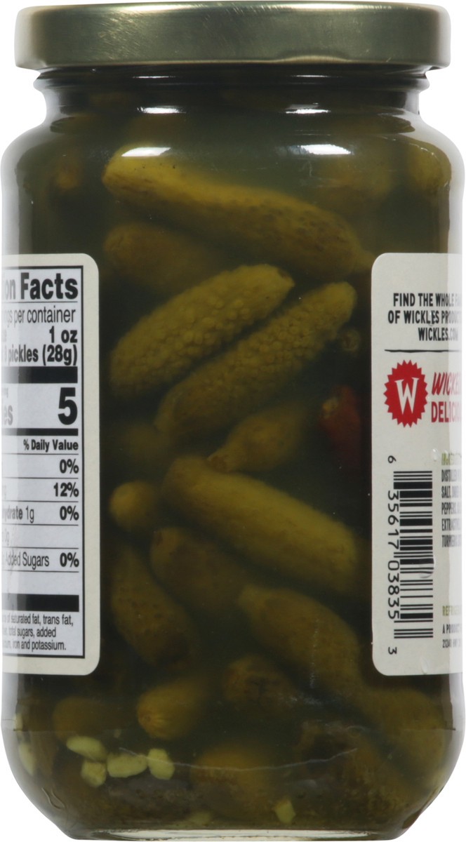 slide 4 of 9, Wickles Dirty Dill Cocktail Cornichons Pickles - 12 fl oz, 12 fl oz