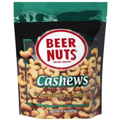 Beer Nuts Cashews 8 oz