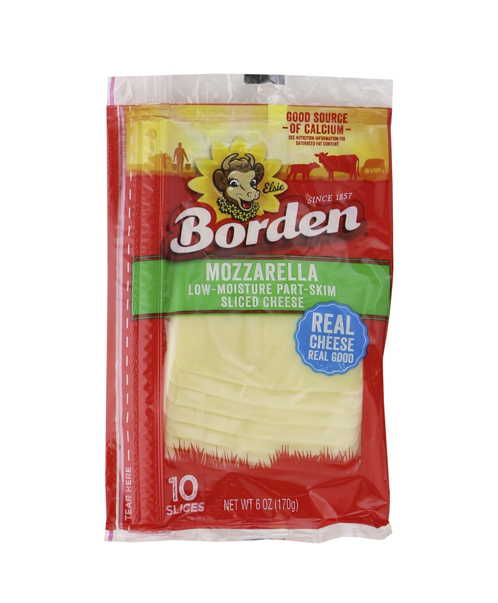 slide 1 of 1, Dairy Natural Sliced Mozzarella 6 Oz, 1 ct