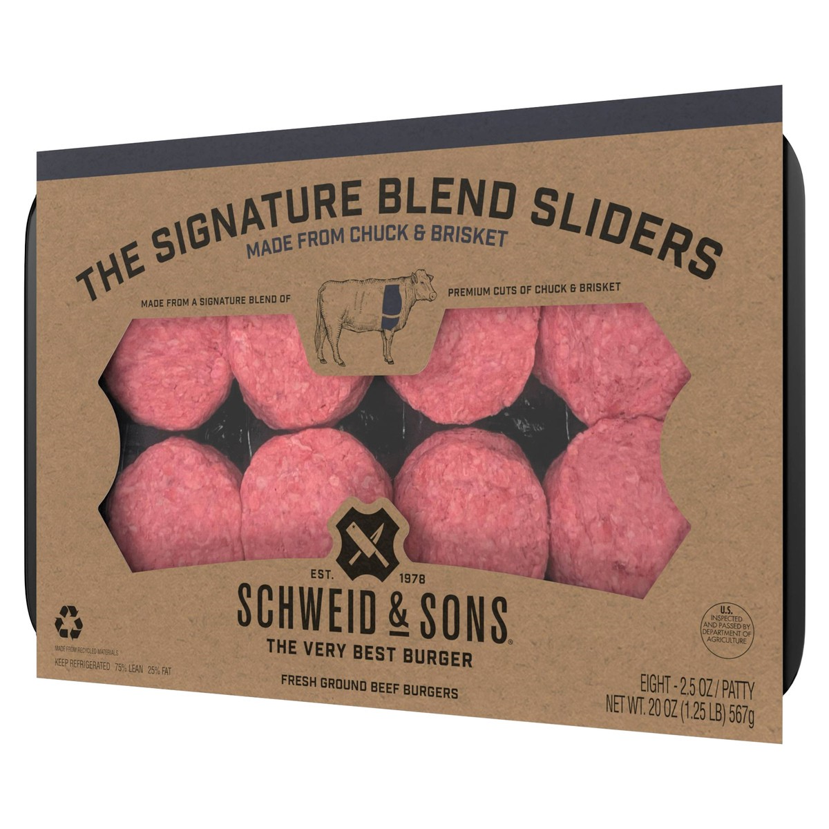 slide 3 of 9, Schweid & Sons Signature Sliders, 20 oz