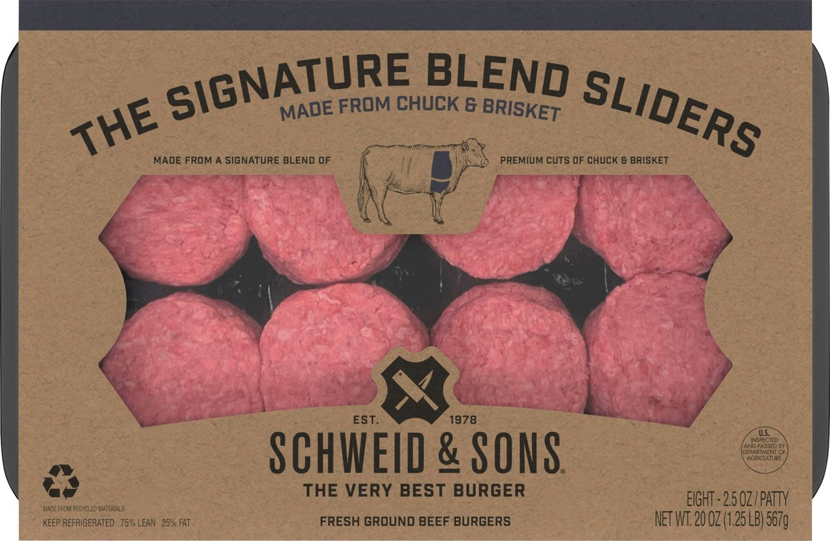 slide 5 of 9, Schweid & Sons The Signature Series Chuck Brisket Sliders, 2.5 oz
