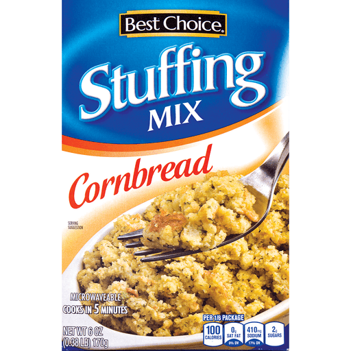 slide 1 of 1, Best Choice Cornbread Stuffing Mix, 6 oz