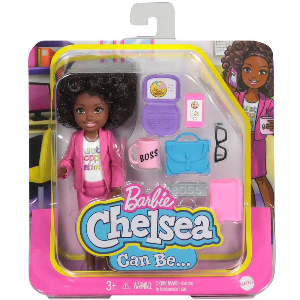 slide 4 of 6, Barbie ​Barbie Chelsea Can Be Boss Doll Playset, 1 ct