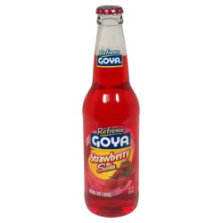 Goya Soda Strawberry - 12 fl oz