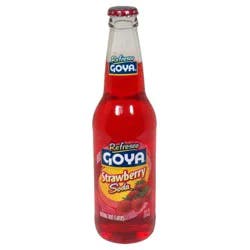 Goya Soda Strawberry - 12 fl oz