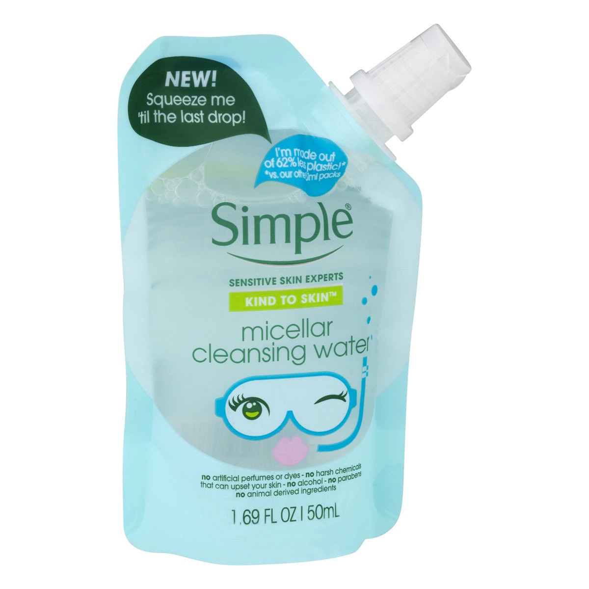 slide 5 of 9, Simple Micellar Cleansing Water 1.69 oz, 1.69 oz