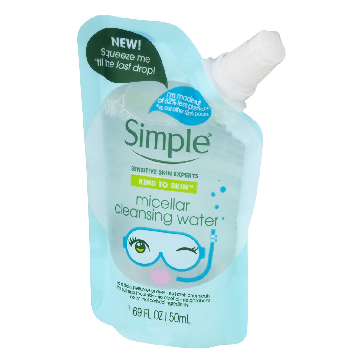 slide 2 of 9, Simple Micellar Cleansing Water 1.69 oz, 1.69 oz