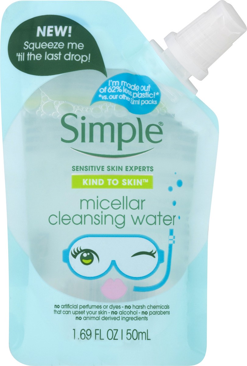 slide 8 of 9, Simple Micellar Cleansing Water 1.69 oz, 1.69 oz