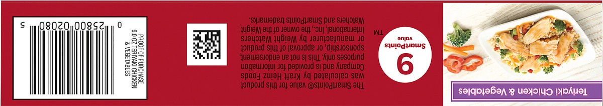 slide 8 of 14, Smart Ones Teriyaki Sweet & Spicy Chicken & Vegetables with Brown Rice Frozen Meal, 9 oz Box, 9 oz