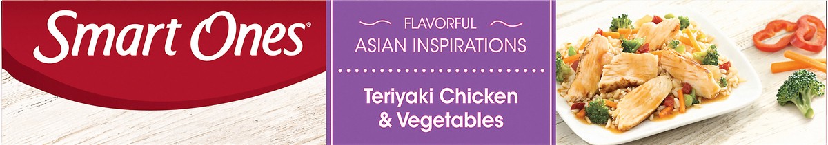 slide 5 of 14, Smart Ones Teriyaki Sweet & Spicy Chicken & Vegetables with Brown Rice Frozen Meal, 9 oz Box, 9 oz