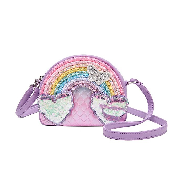 slide 1 of 4, OMG Accessories Glitter Rainbow Handbag, 1 ct