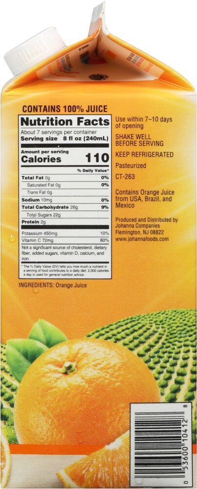slide 2 of 2, Citrus Sunshine Premium Orange Juice, 59 fl oz