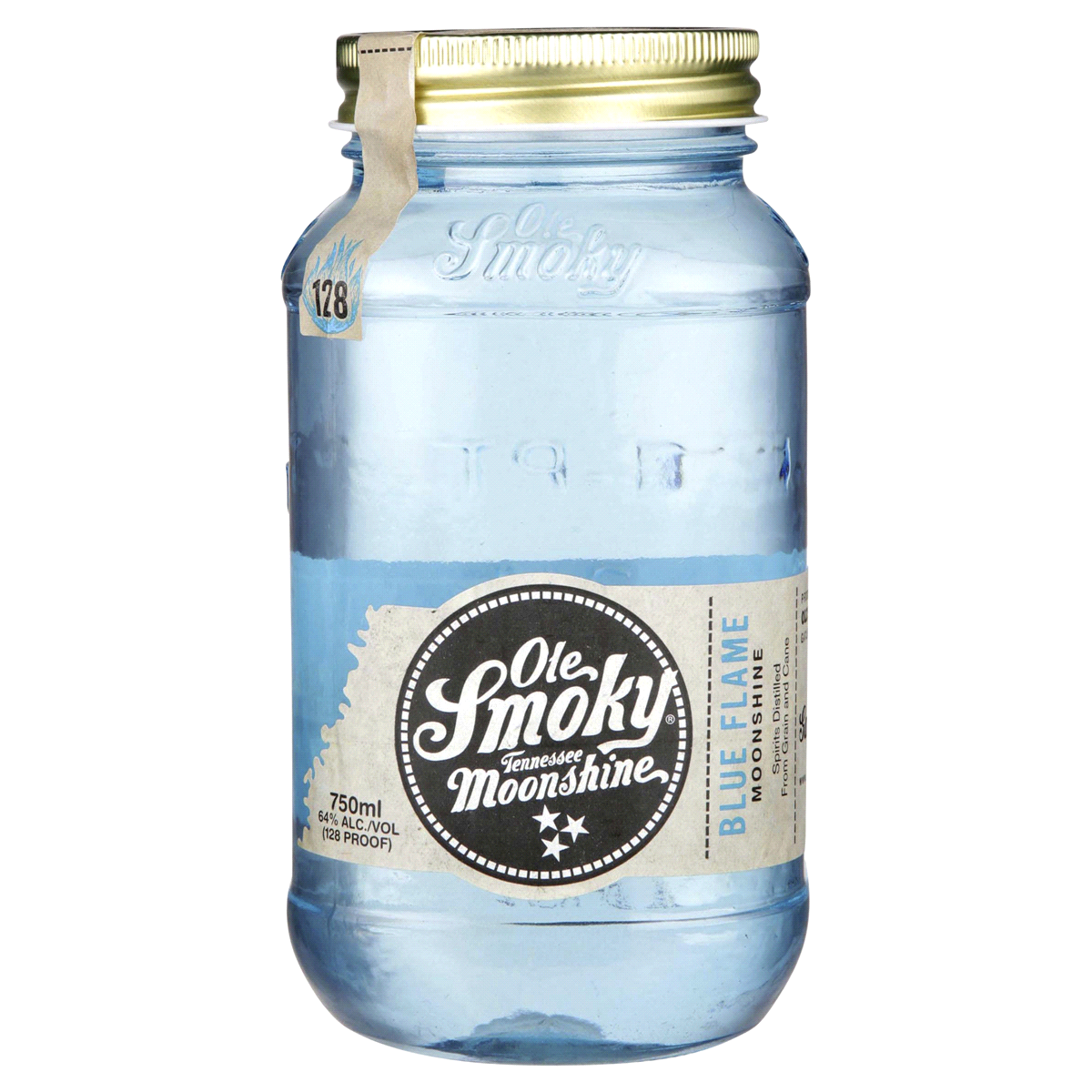 slide 1 of 1, Ole Smoky Moonshine Blue Flame, 750 ml