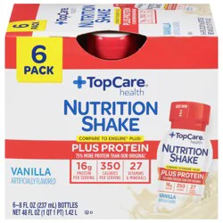 TopCare Health Vanilla Nutrition Shake 6 ea
