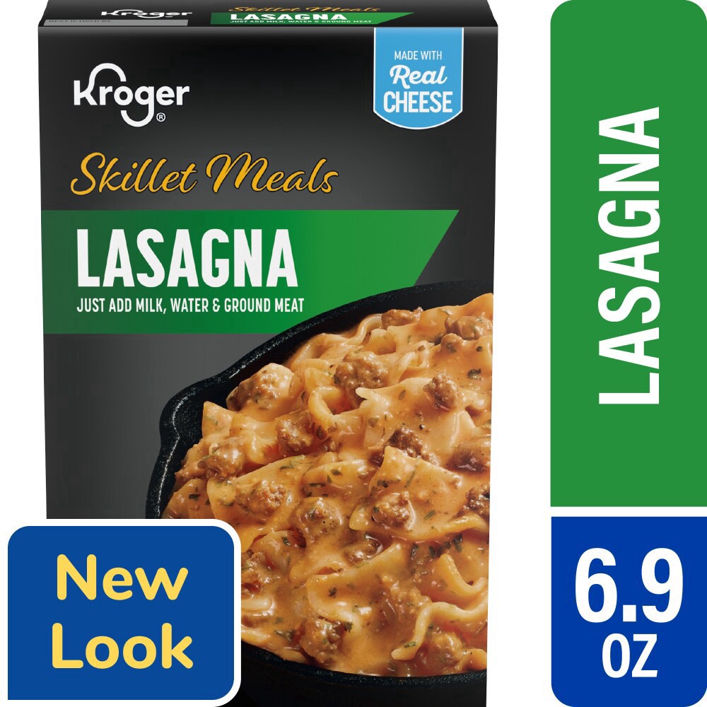 slide 1 of 4, Kroger® Skillet Meals Lasagna, 6.9 oz