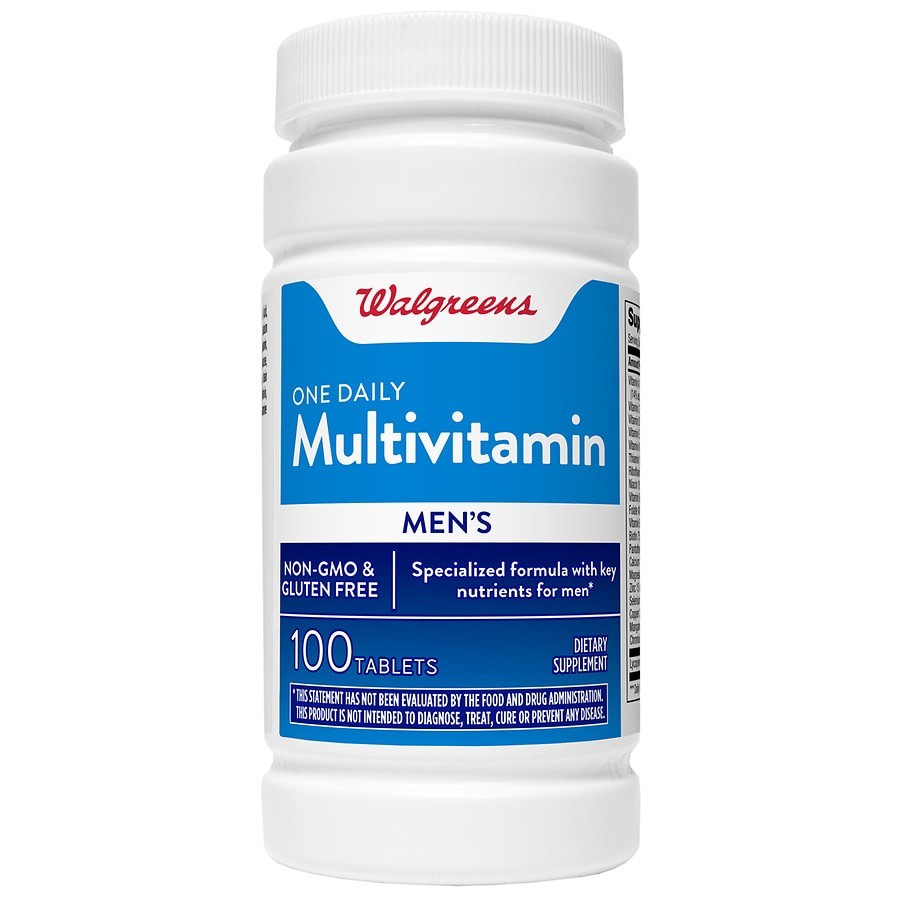 slide 1 of 5, Walgreens Men's One Daily Multivitamin Tablets, 100 ct