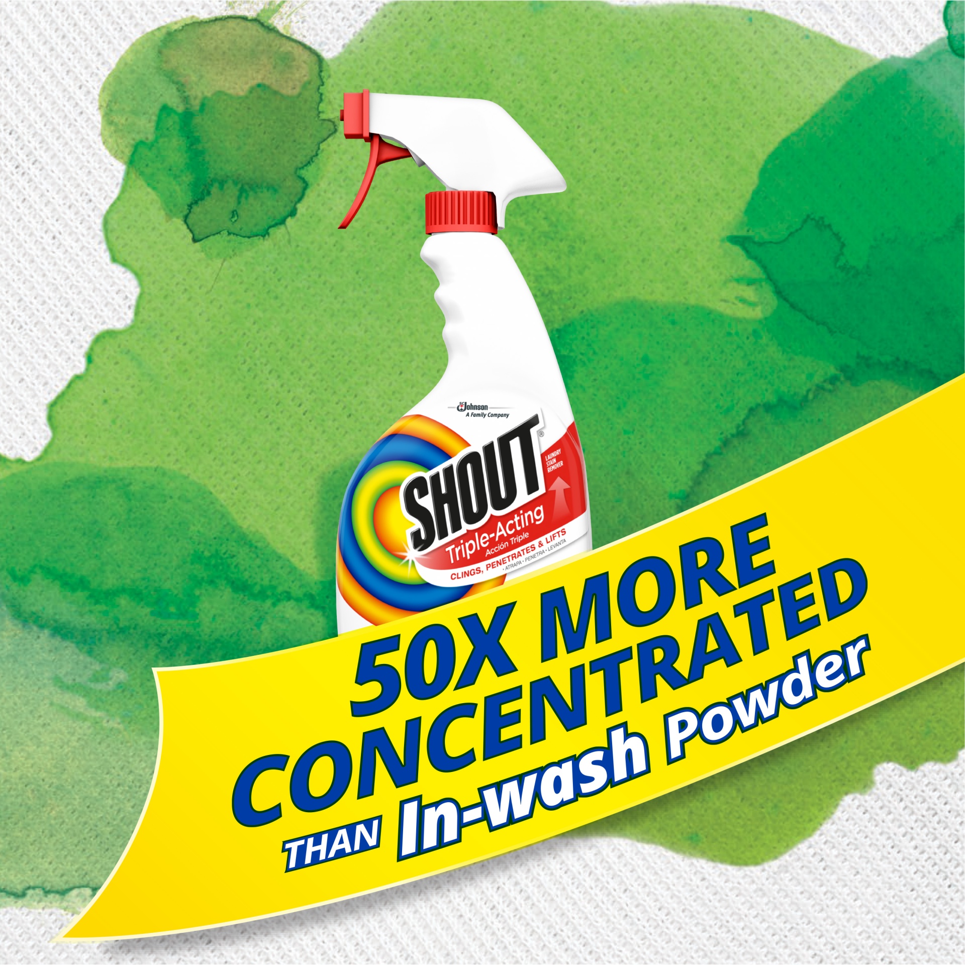 slide 5 of 7, Shout Triple Action Stain Remover, 30 oz