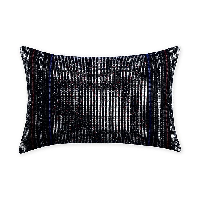 slide 1 of 1, Robert Graham Embroidered Oblong Square Throw Pillow - Grey, 1 ct