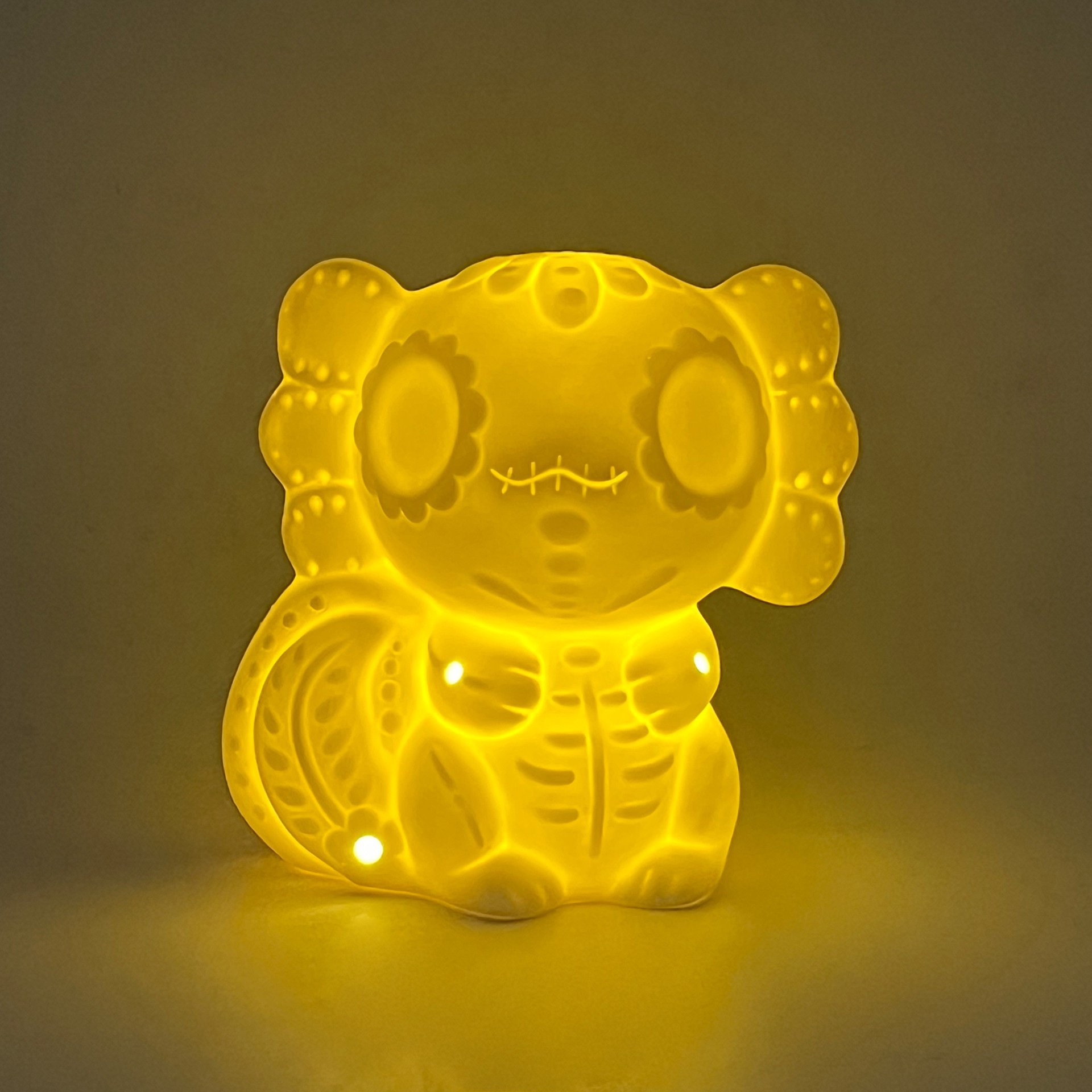 slide 5 of 8, 4.5" Diy Led Axolotl Ceramic Decor By Ashland, 4.5 in