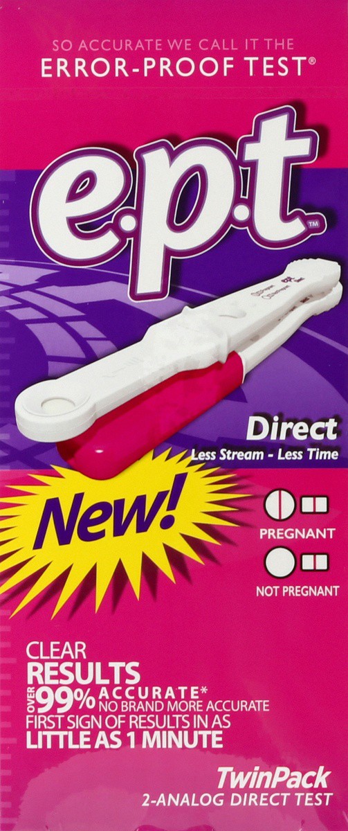 slide 2 of 4, e.p.t. Pregnancy Test Direct Analog, 1 ct