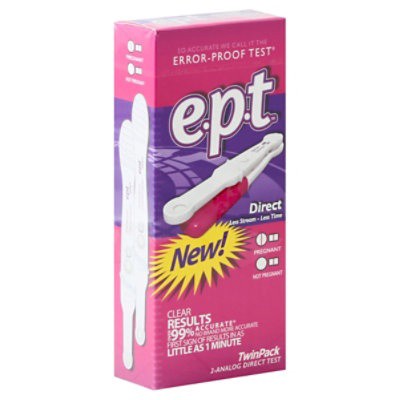 slide 1 of 4, e.p.t. Pregnancy Test Direct Analog, 1 ct