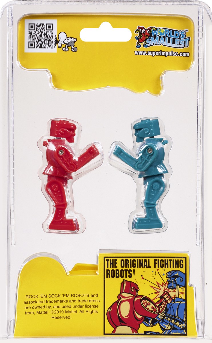 slide 3 of 10, World's Smallest 8+ Rock'em Sock'em Robots Boxing Robots 1 ea, 1 ct