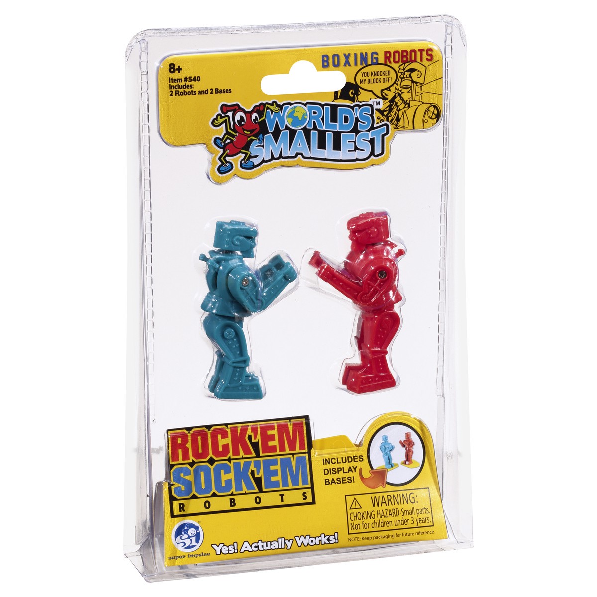 slide 7 of 10, World's Smallest 8+ Rock'em Sock'em Robots Boxing Robots 1 ea, 1 ct