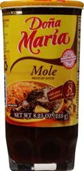 Doña Maria Mole Mexican Sauce 8.25 oz. Jar