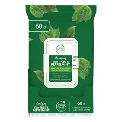 Petal Fresh Clarifying Tea Tree & Peppermint Cleansing Wipes 60 ct