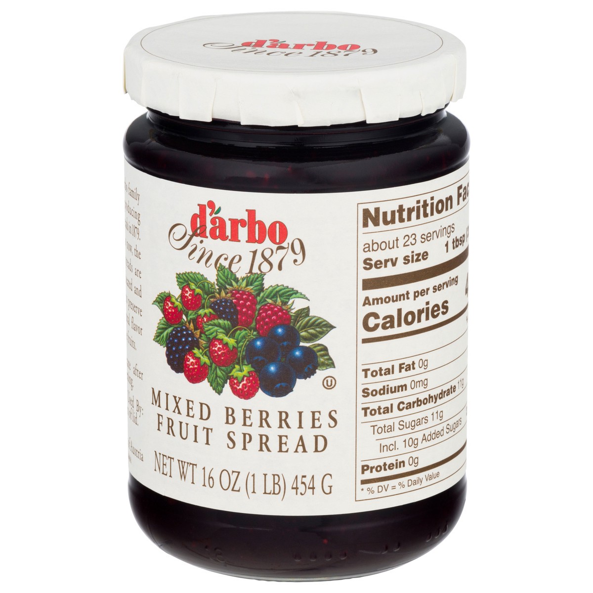 slide 3 of 11, d'Arbo Mixed Berries Fruit Spread 16 oz, 16 oz