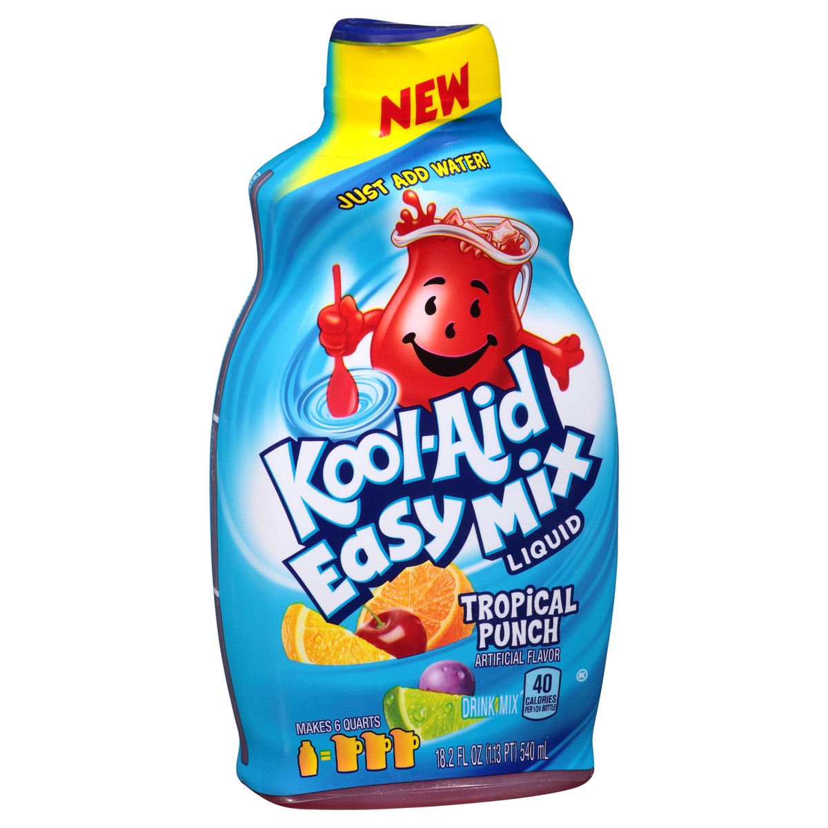 slide 11 of 13, Kool-Aid Easy Mix Tropical Punch Liquid Drink Mix 18.2 fl. oz. Bottle, 18.20 fl oz