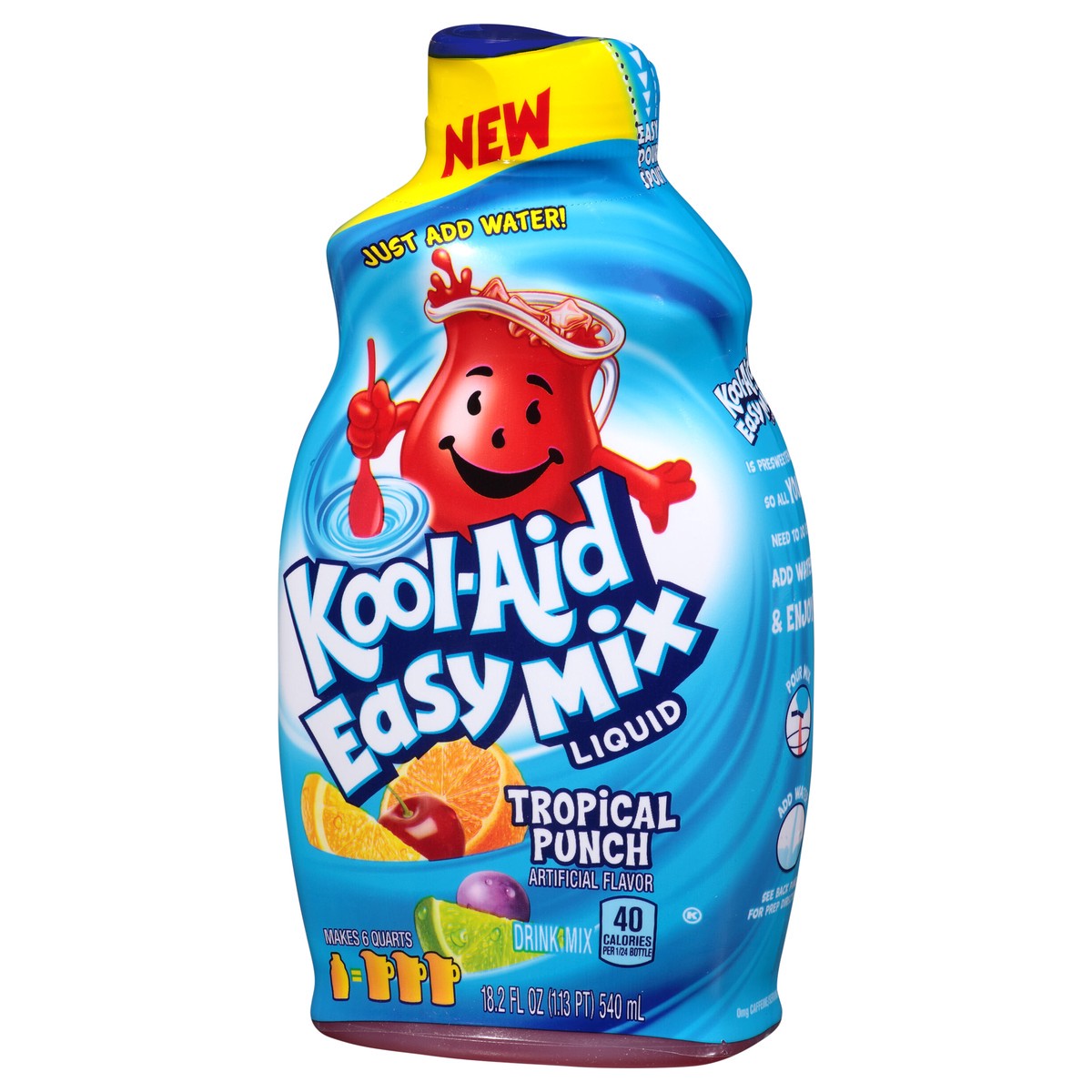 slide 12 of 13, Kool-Aid Easy Mix Tropical Punch Liquid Drink Mix 18.2 fl. oz. Bottle, 18.20 fl oz