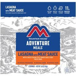 Mountain House Adventure Meals Freeze-Dried Camping Meal - Lasagna With Meat Sauce