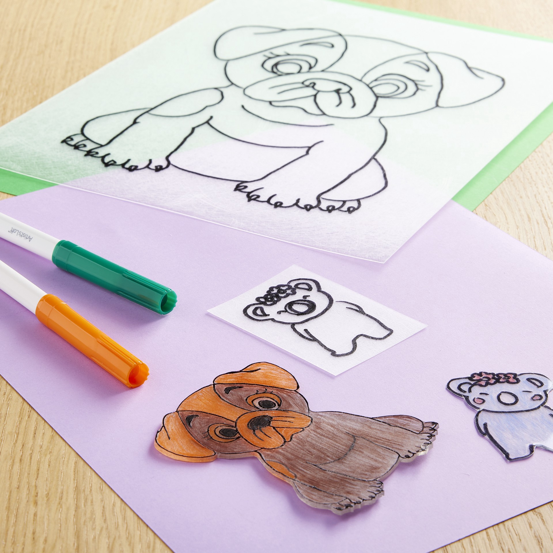 slide 7 of 7, K&b Innovations Shrinky Dinks Creative Pack, 8 in x 10 in