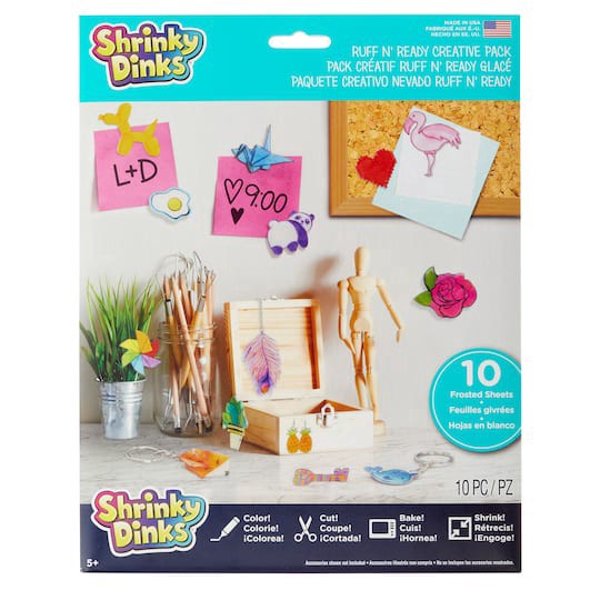 slide 1 of 7, K&b Innovations Shrinky Dinks Creative Pack, 8 in x 10 in