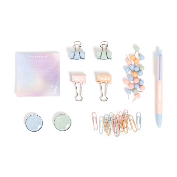 slide 4 of 4, U Brands® Novelty Stationery Kit, Galactic Mirage, Kit Of 80 Pieces, 1 ct